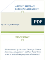 Strategic Human Resource Management: By-Dr. Safiafarooqui