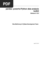 Pandas: Powerful Python Data Analysis Toolkit: Release 0.10.0