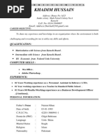 Hassan CV | PDF