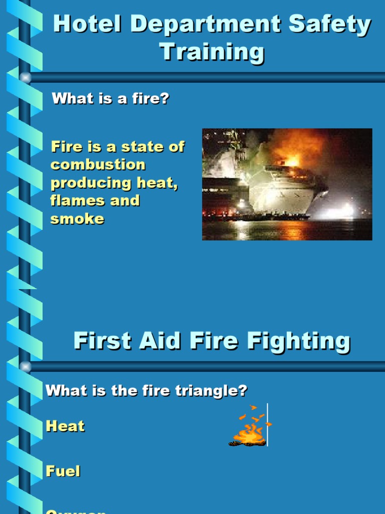 First Aid Firefighting A Pdf Firefighting Fires