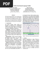 NLTK: The Natural Language Toolkit: Steven Bird Edward Loper