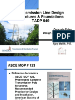 Transmission Line Design Structures & Foundations TADP 549: Concrete Poles Design & Manufacturing Presentation 5.2
