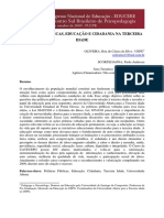 Políticas Públicas, Educação e Cidadania Na Terceira Idade