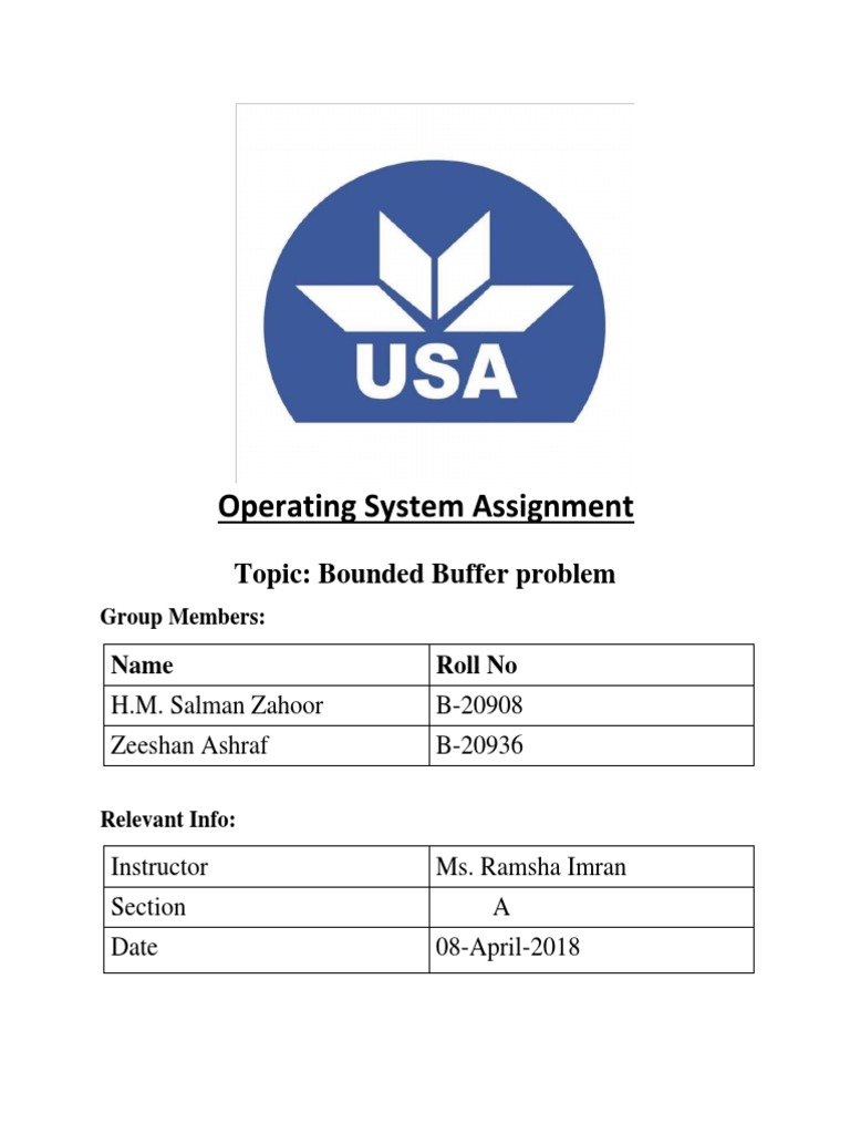 Bounded Buffer Problem in OS Explained | PDF | Computer Programming ...