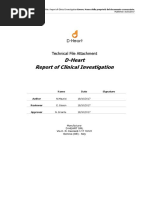 D-Heart Report of Clinical Investigation