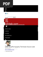 (VBS Virus) Pornography Terminator Source Code: Sign in Create Account