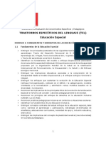 2018.ed. Especial Trastornos Específicos Del Lenguaje