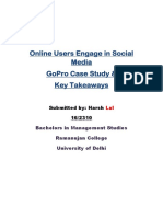 Online Users Engage in Social Media Gopro Case Study & Key Takeaways