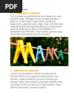 30 Juegos De Baby Shower Que Son Realmente Divertidos Pdf