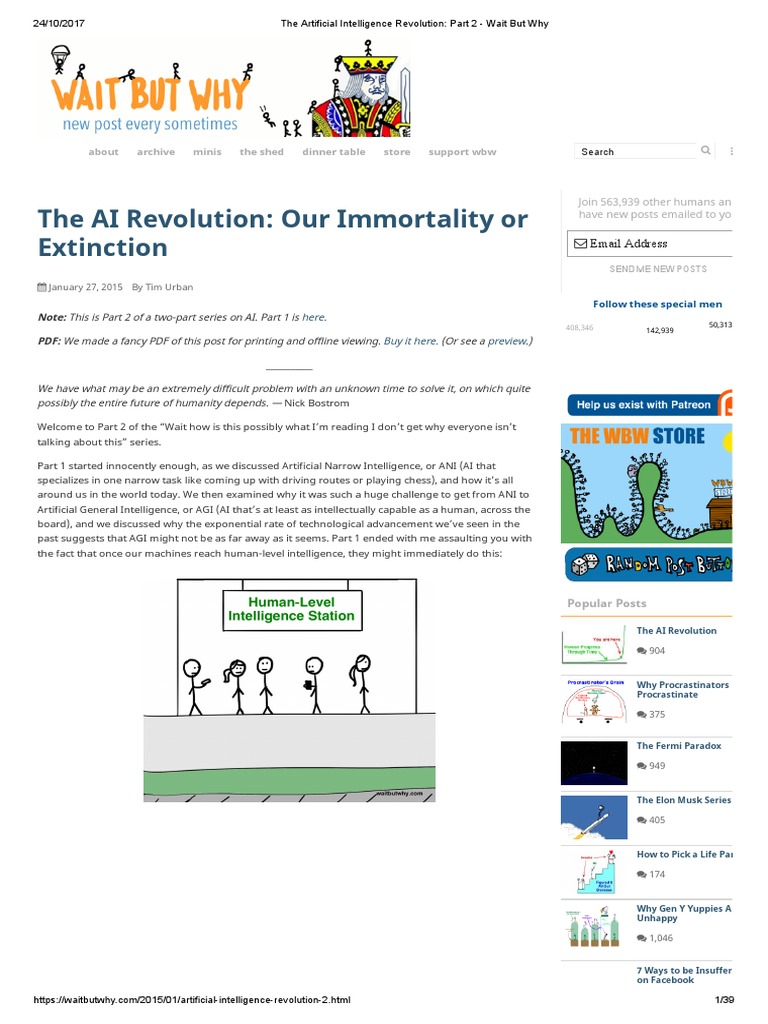 The Artificial Intelligence Revolution Part 2 Pdf Artificial