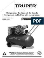 Compresor Horizontal de Banda Horizontal Belt Drive Air Compressor