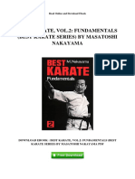 Best Karate Vol2 Fundamentals Best Karate Series by Masatoshi Nakayama PDF