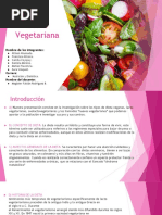 Dieta Vegetariana