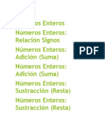 Numeros Enteros