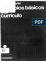 Tyler Ralph W - Principios Basicos Del Curriculo PDF
