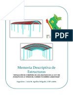 Memoria Descriptiva Cobertura Arco