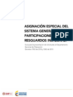 DNP. Asignación Presupuesto SGP PDF