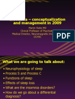Insomnia - Conceptualization and Management in 2009