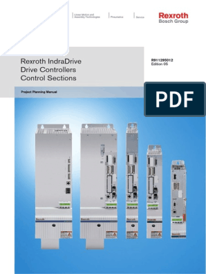 Rexroth Indradrive Drive Controllers Control Sections Project