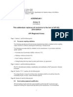 Addendum 1 Annex G This Addendum Replaces All Revisions To The Text of API 6D, 23rd Edition API Regional Annex