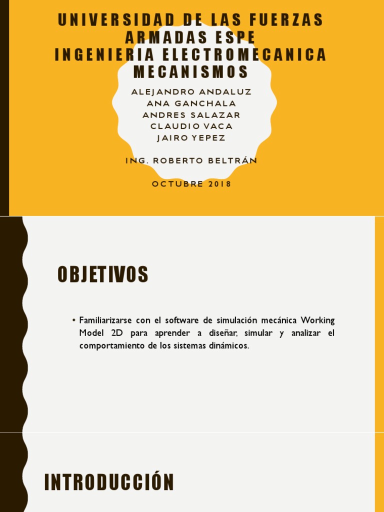 Clase 6 working model descargar gratis pdf simulaci n vector