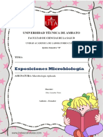 Exposiciones Microbilogia Aplicada