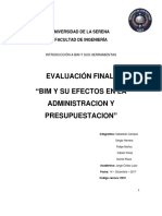 BIM y su efecto en la administración y presupuestación de proyectos