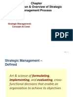 Introduction & Overview of Strategic Management Process