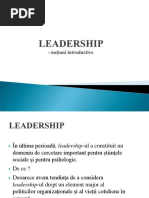 Note de Curs Introducere in Leadership Si Managementul Echipelor PDF