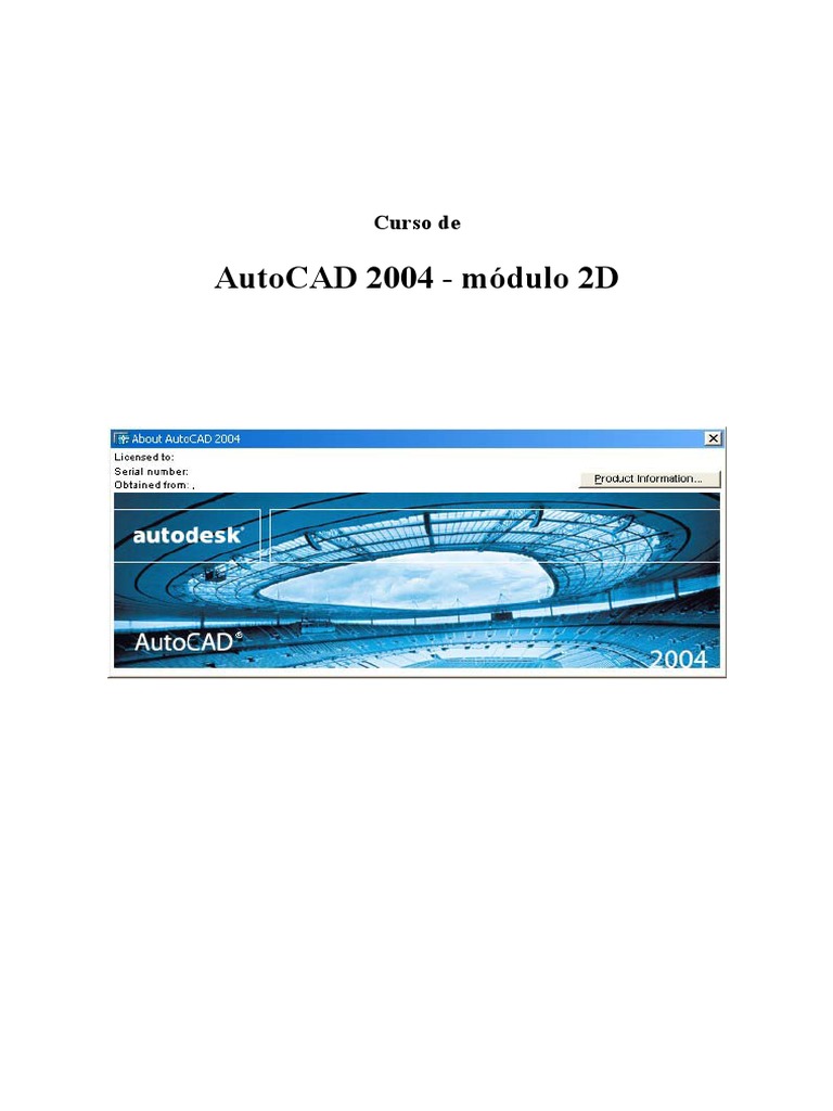 Curso de AutoCAD 2004 - Módulo 2D | PDF | Auto Cad | Microsoft Windows