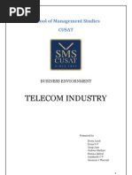 Telecom Industry: School of Management Studies Cusat