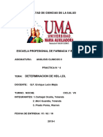 Determiancion HDL - LDL