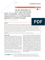 Challenges Facing the Elimination of Sleeping Sickness in West and Central Africa Sustainable Control of Animal Trypanosomiasis as an Indispensable Approach to Achieve the Goal