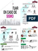 Volante Sismo Simulacro 2018