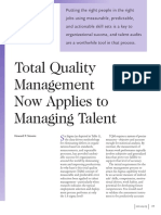 Total Quality Management Now Applies To Managing Talent 1