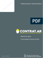 Material de Apoyo - Funcionalidad Proyecto de Obra