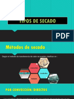 Métodos de secado-