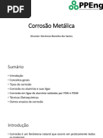 Corrosão Metálica Aula