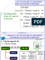 Chương 2 - Cấu tạo nguyên tử và hệ thống tuần hoàn các nguyên tố hóa học PDF