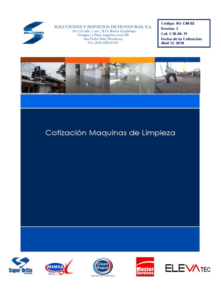 Cotizacion Mejora De Precio Aspiradora Business