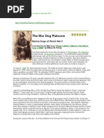 War Dogs - A History of Loyalty and Heroism - Lemish, Michael G