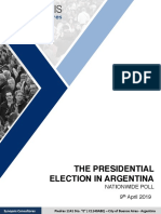 The Presidential Election in Argentina - Synopsis (April 2019)
