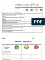 Autoevaluación de La Lecctura