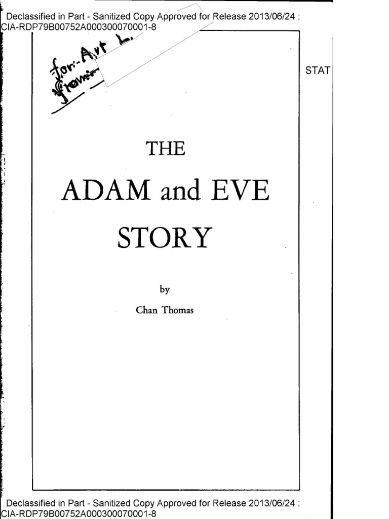 Chan Thomas - The Adam and Eve Story PDF | PDF