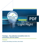 Fluxgage - The Calibration Traceability Chain of A Photometric Led Test System