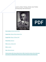 Biografi Dokter dan Politisi Pahlawan Ferdinand Lumban Tobing
