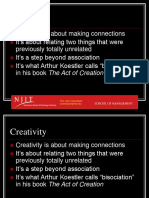 Creativity: Prof. Alok Chakrabarti Chakrabarti@njit - Edu