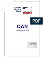 Apostila de Química Analítica Joinville PDF