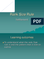Rank Size Rule: Settlement