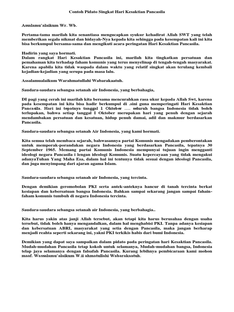 36 Contoh Pidato Singkat Tentang Agama Png